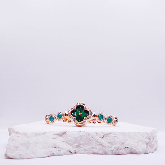 Flor de Esmeralda Reloj